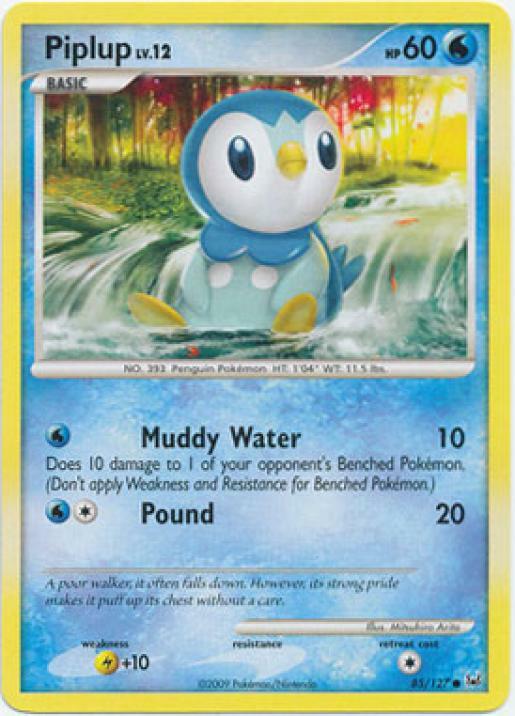 Piplup 85/127 Platinum Near MInt NM