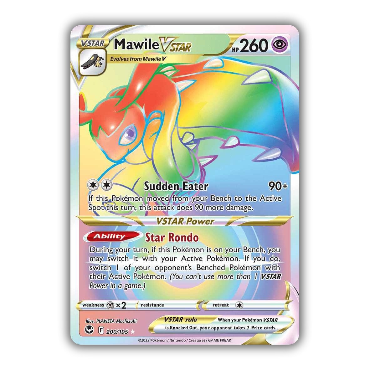 Mawile VSTAR 200/195 Swsh12: Sword & Shield - Silver Tempest Holo NM