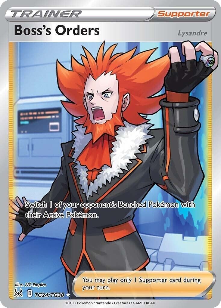 Boss's Orders TG24/TG30 Swsh11: Lost Origin Trainer Gallery Holo
