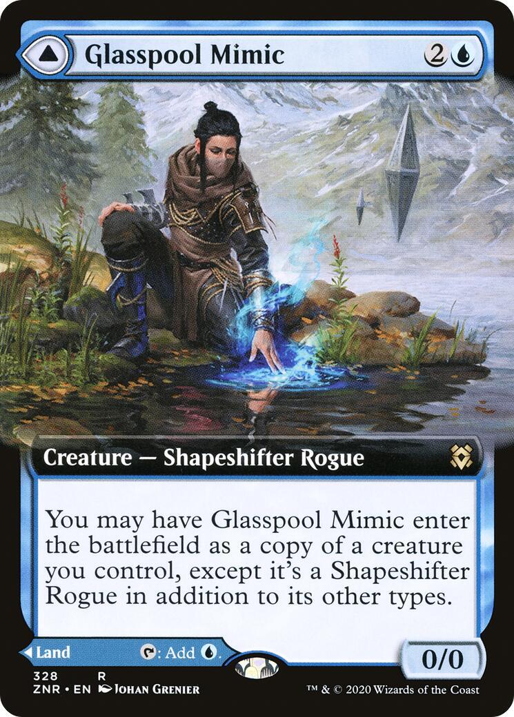 Glasspool Mimic (Extended Art) Zendikar Rising Foil NM
