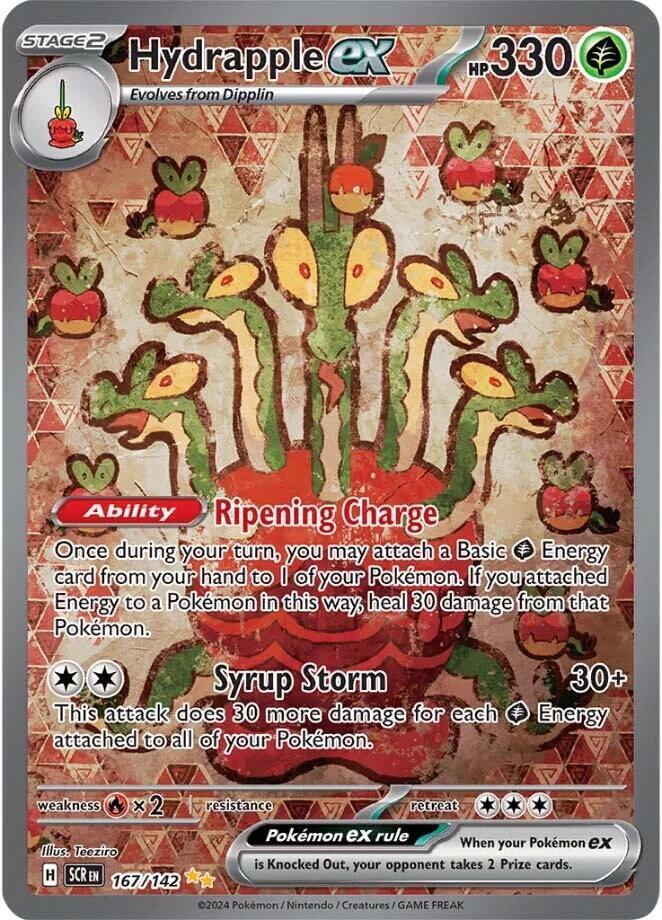 Hydrapple ex 167/142 Sv07: Stellar Crown Holo NM
