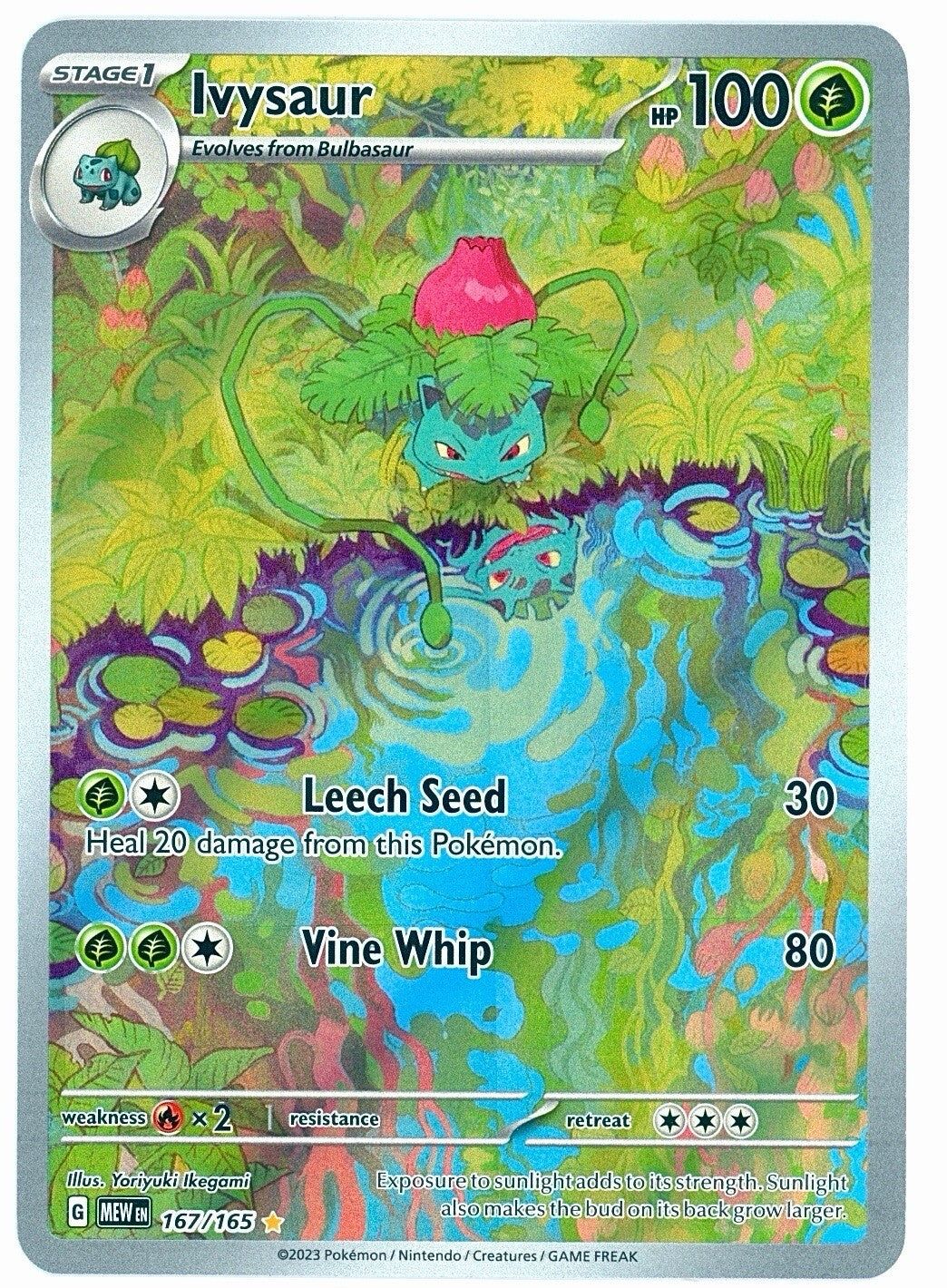 Ivysaur 167/165 Sv: Scarlet & Violet 151 Holo Lightly PLayed LP