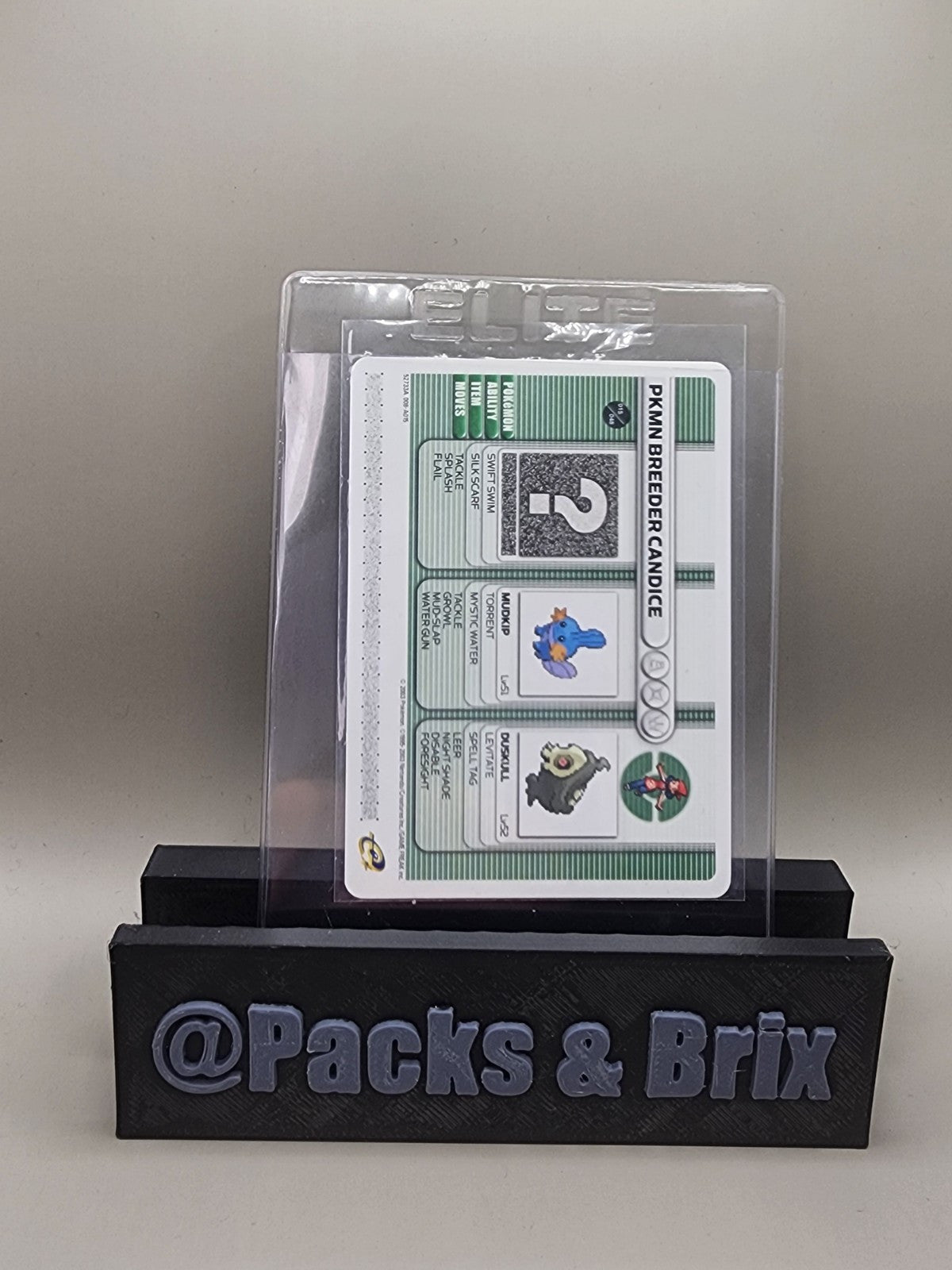 Pokemon Battle Card E Reader Ruby Gameboy Advance 2003 PKMN Breeder Candice