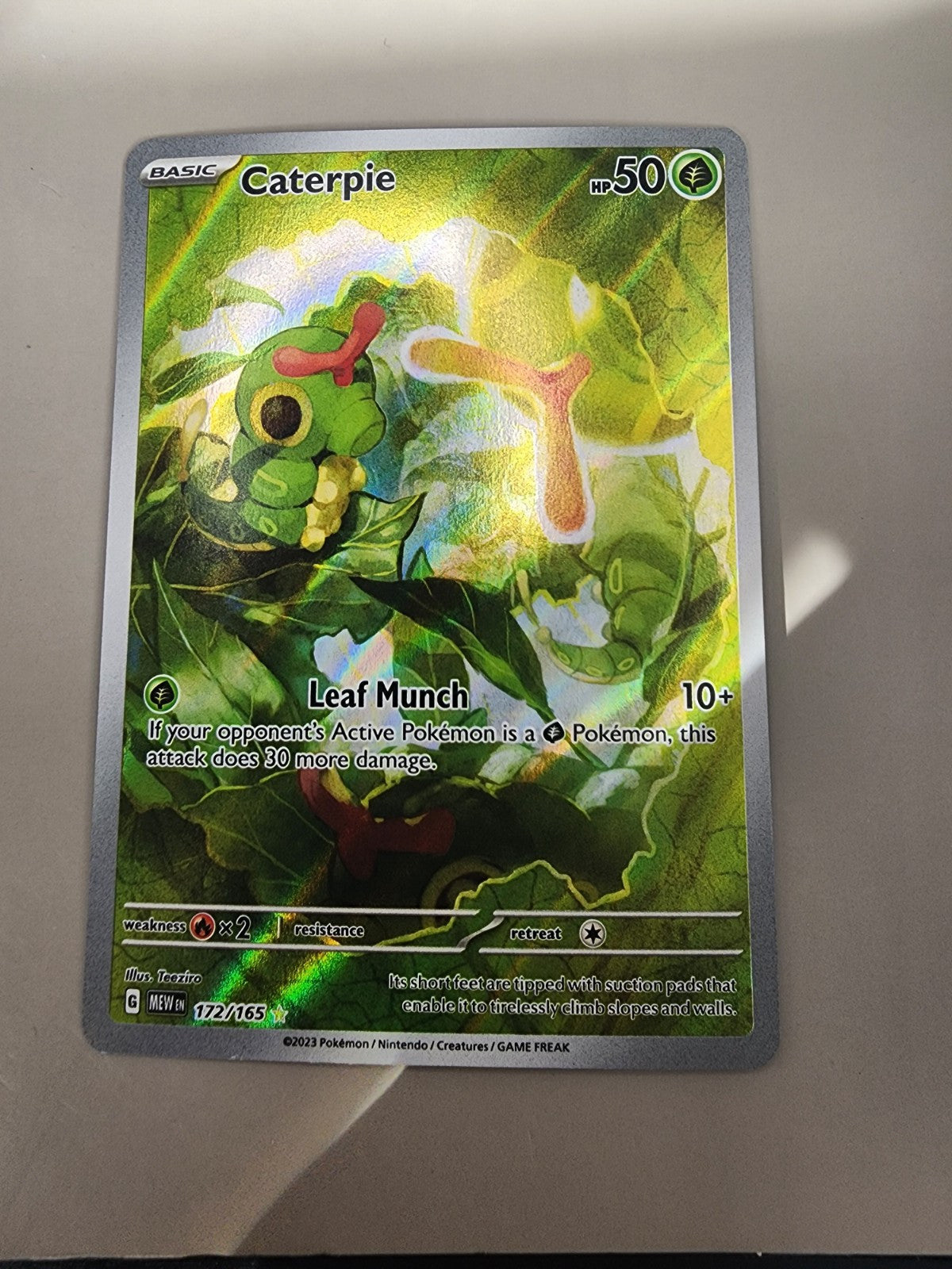 Caterpie 172/165 NM Scarlet & Violet 151 Holo