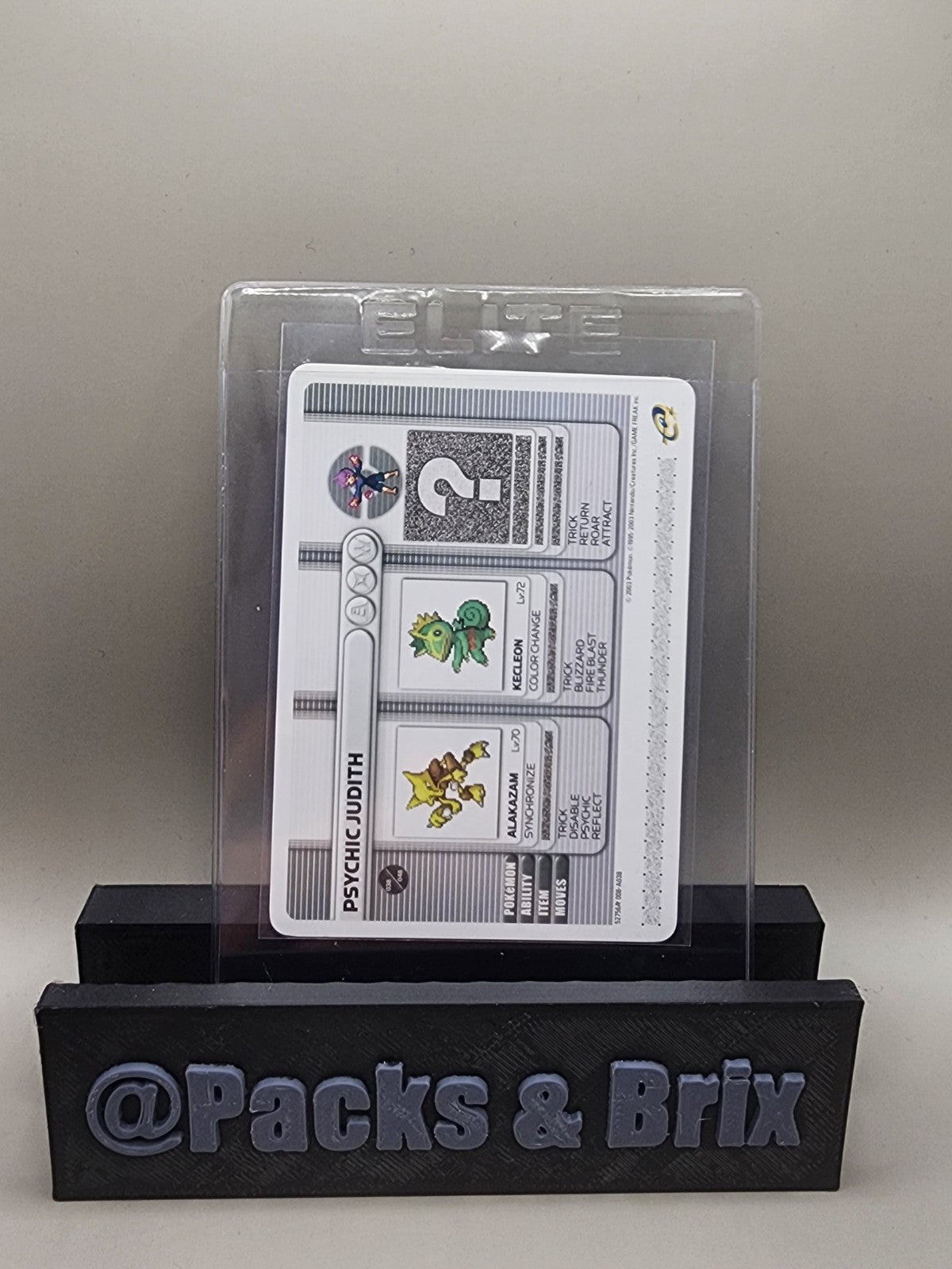 Psychic Judith E-Reader GBA Ruby & Sapphire 2003 Battle Card