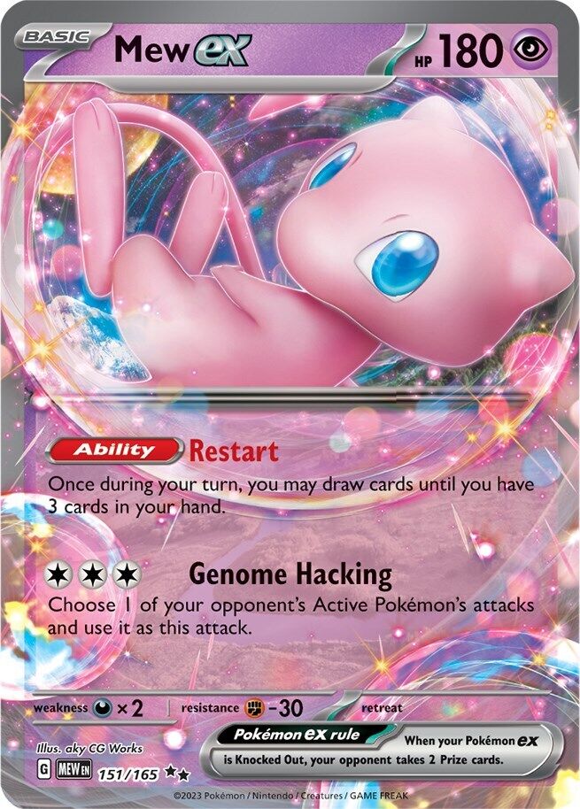 2023 POKEMON MEW EN-151 151 MEW EX PSA 9