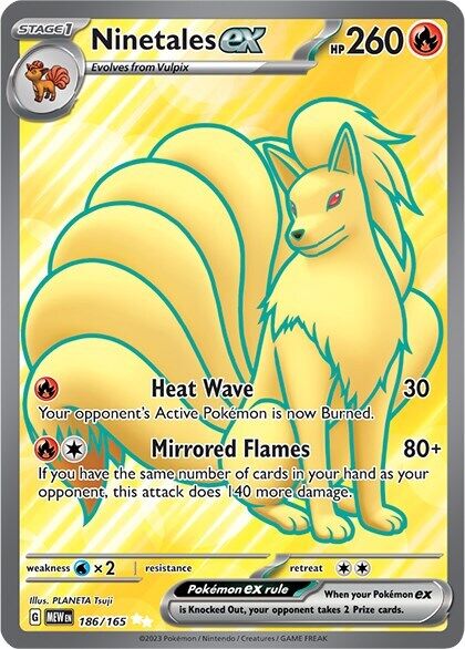 Ninetales ex 186/165 Sv: Scarlet & Violet 151 Holo PSA 10