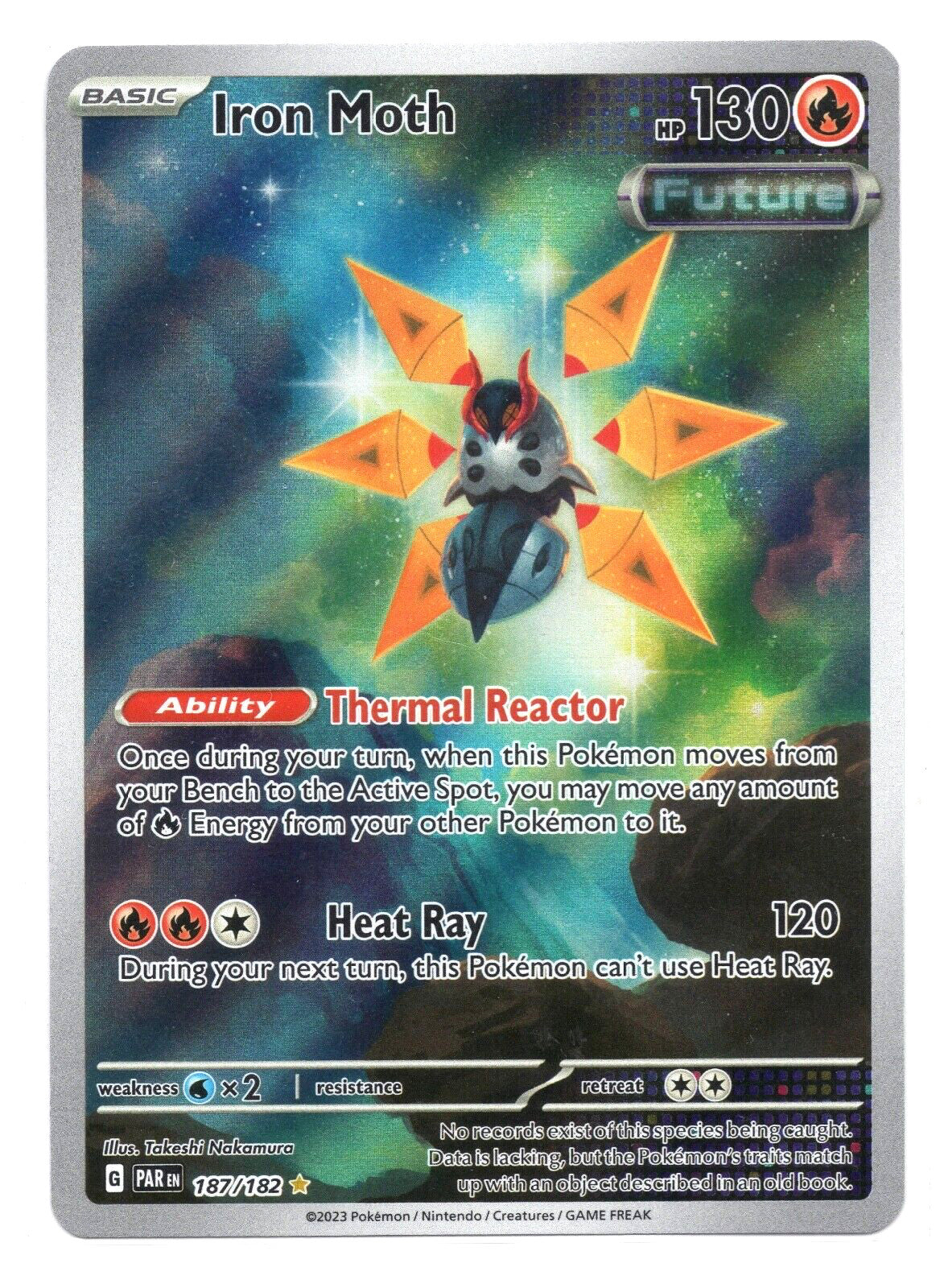 Iron Moth 187/182 Paradox Rift Holo NM