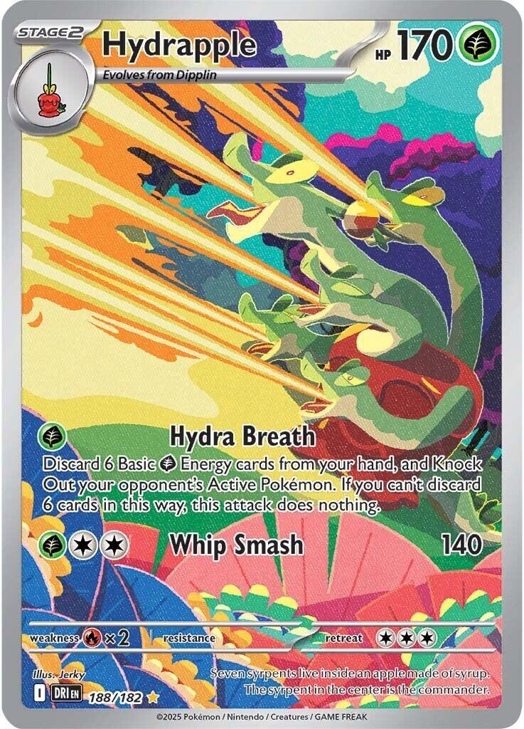 Hydrapple 188/182 Sv10: Destined Rivals Holo Near Mint (NM)