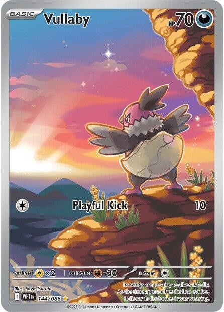 Vullaby 144/086 Sv: White Flare Holo Near Mint (NM)