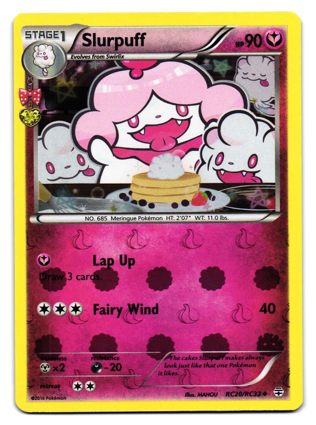 Slurpuff RC20-32 Generations: Radiant Collection Holo Near Mint NM