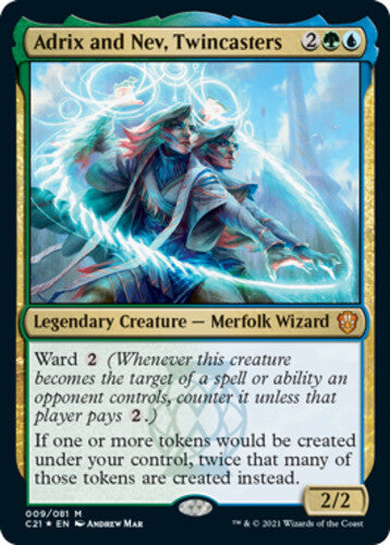 Adrix and Nev, Twincasters Commander 2021 Foil NM