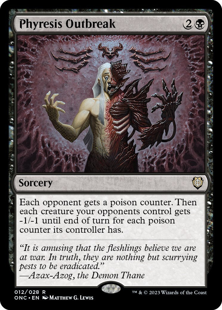 Phyresis Outbreak Commander: Phyrexia: All Will Be One Regular