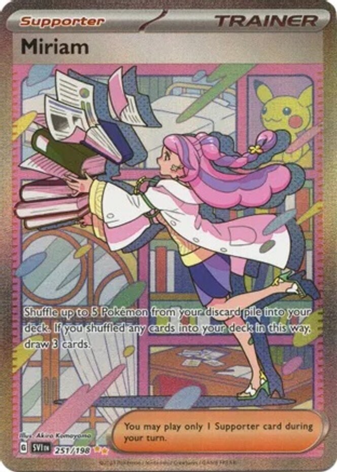 Miriam 251/198 Scarlet & Violet Base Set Holo