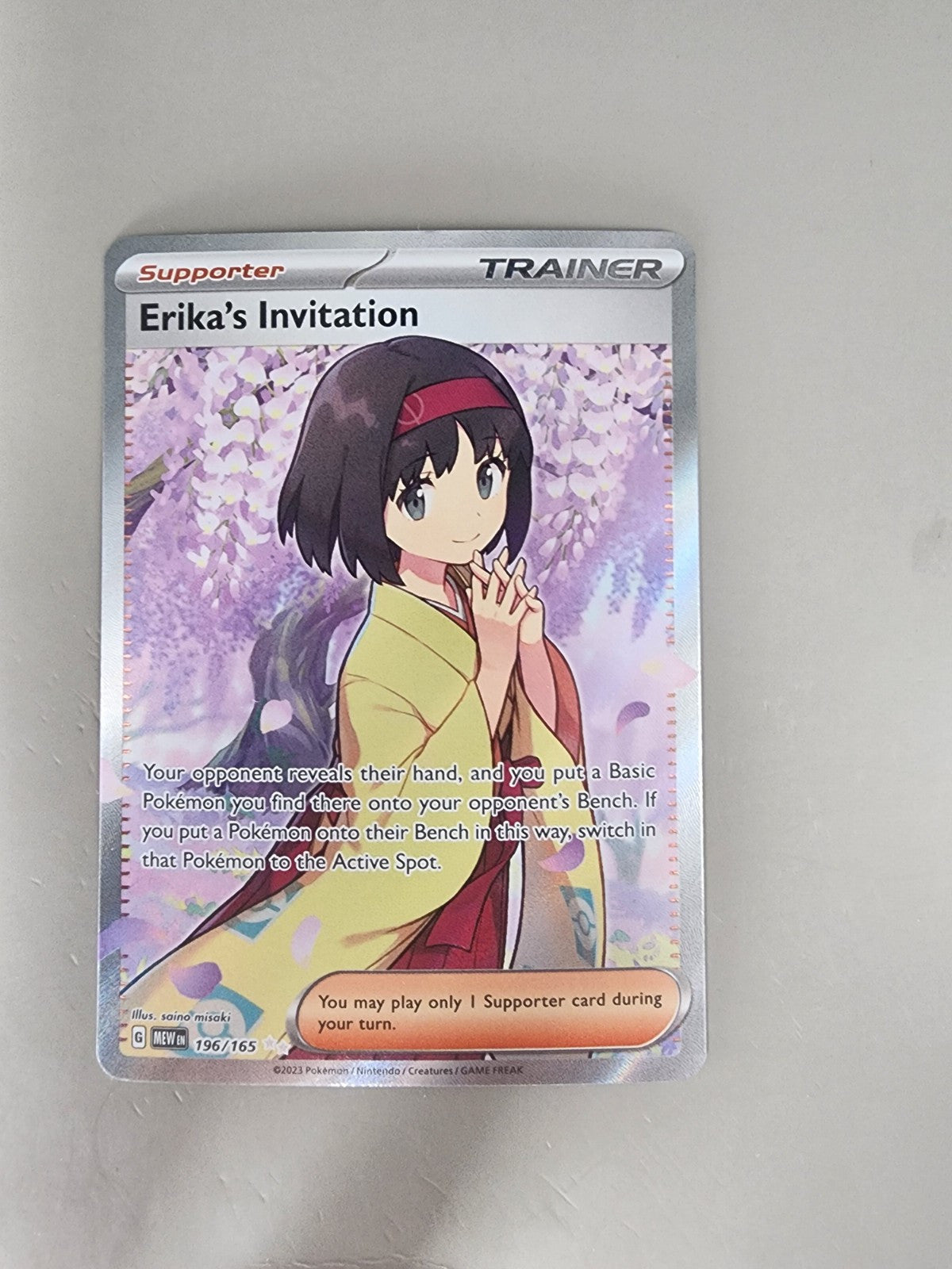 Erika's Invitation 196/165 NM