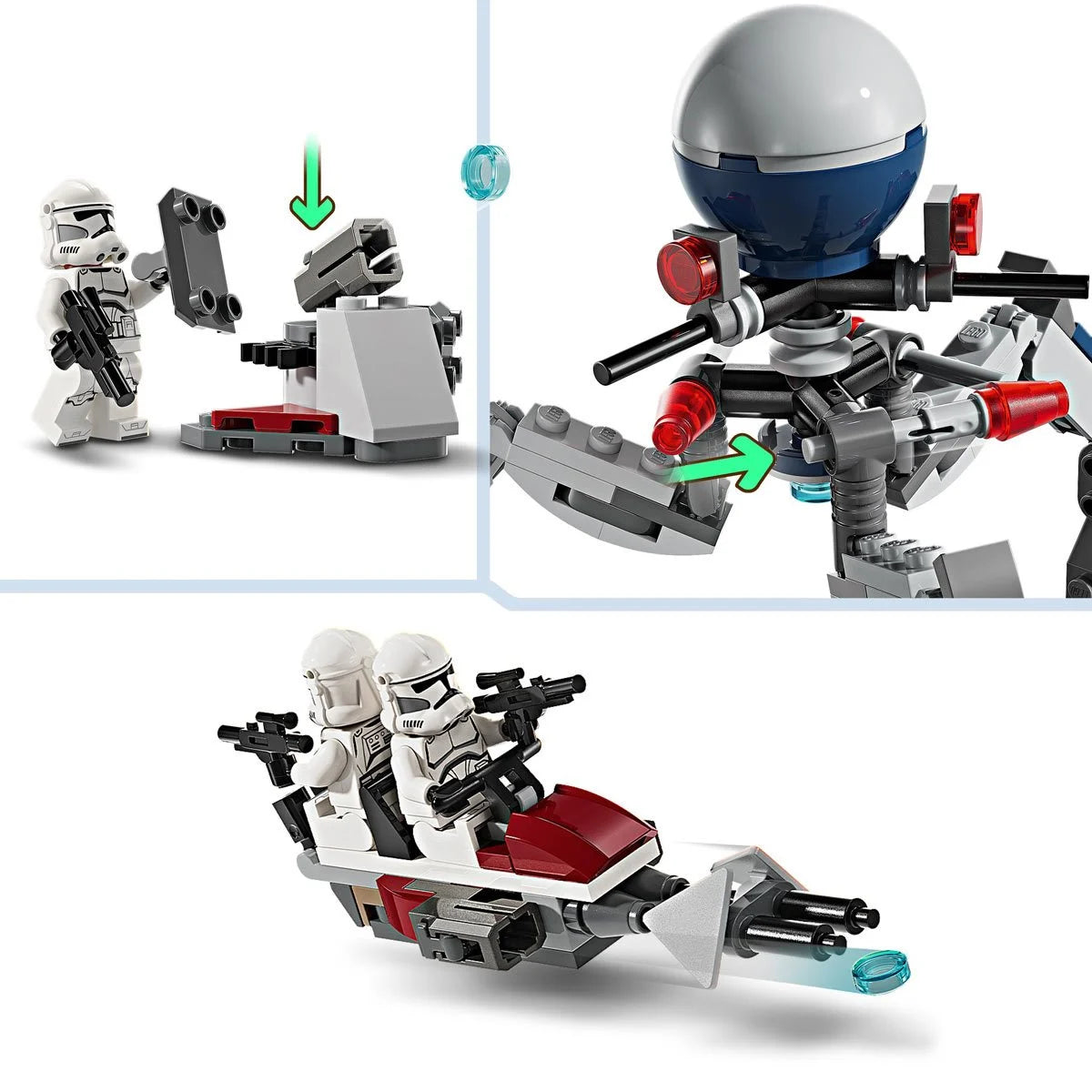 Clone Trooper & Battle Droid Battle Pack 75372