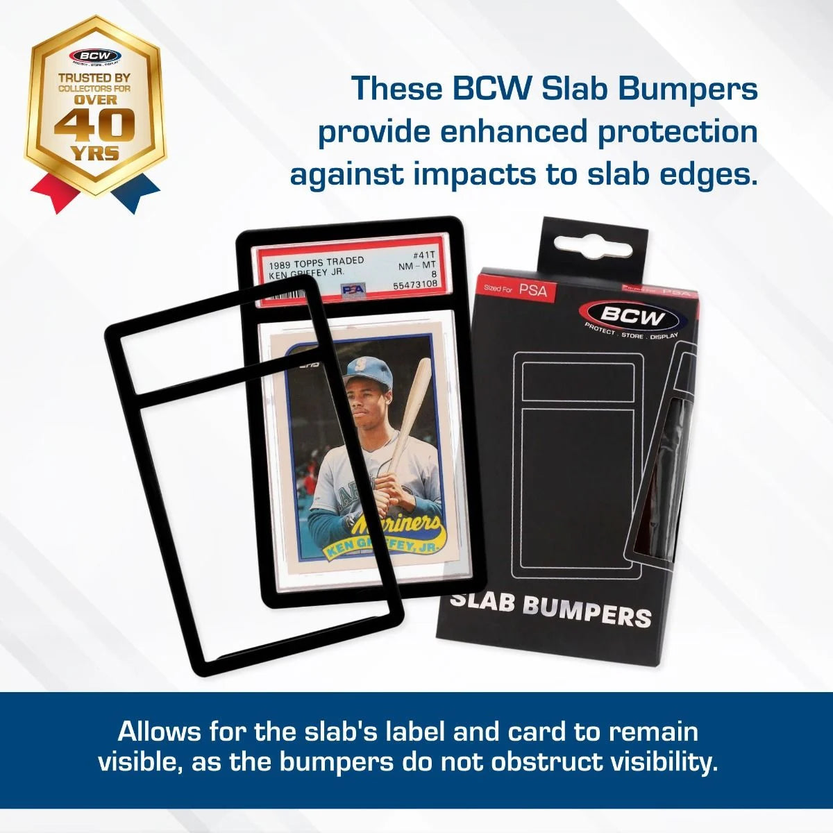 BCW Slab Bumpers – Black