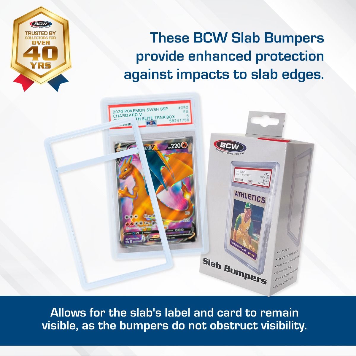 BCW Slab Bumpers – Translucent
