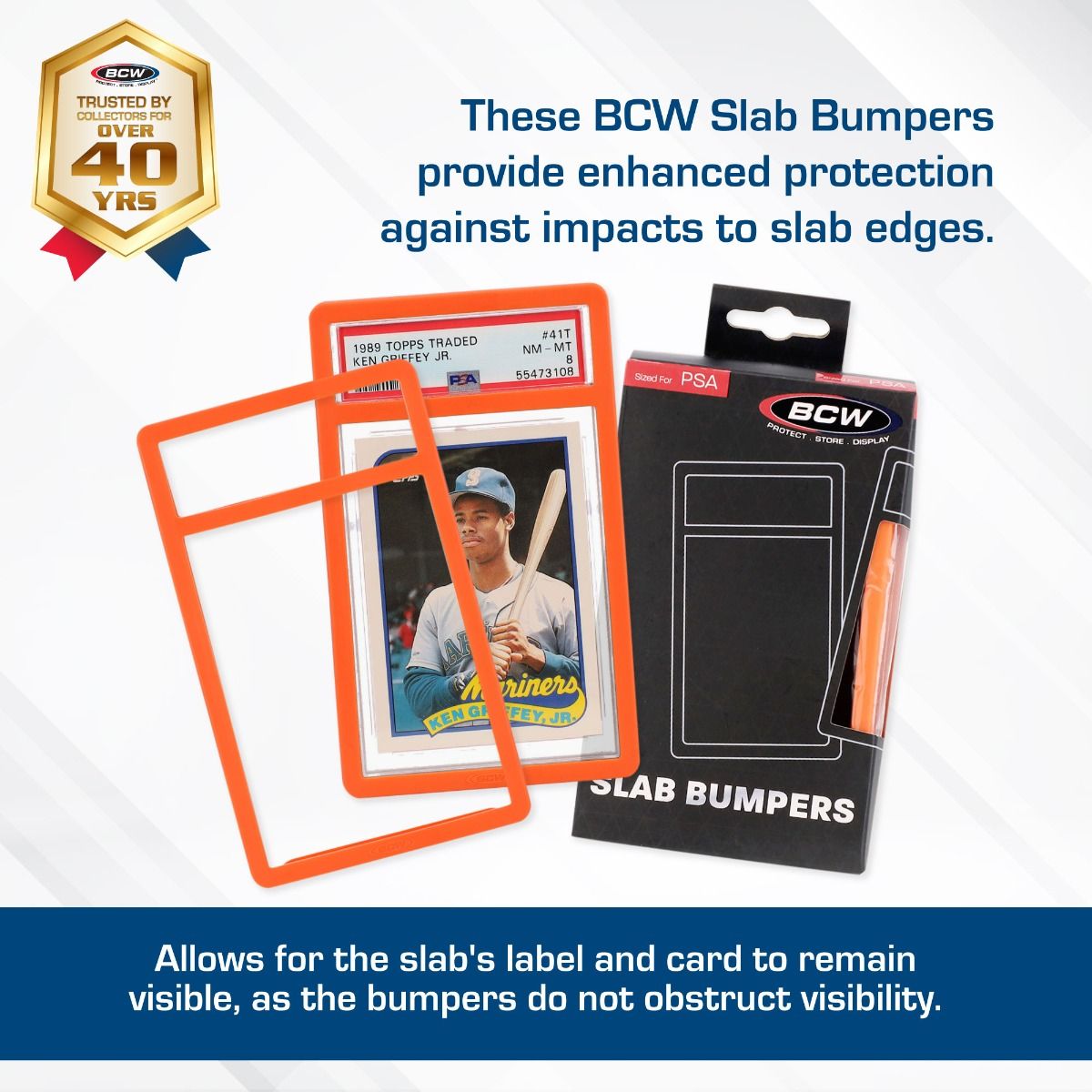 BCW Slab Bumpers – Orange
