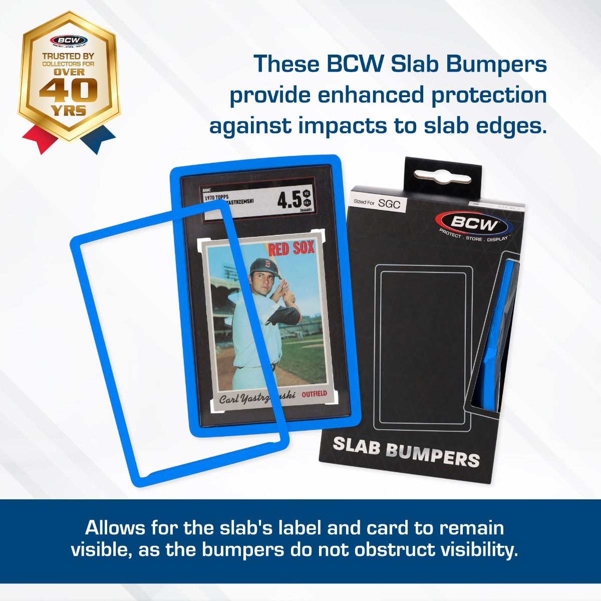 BCW Slab Bumpers – Blue