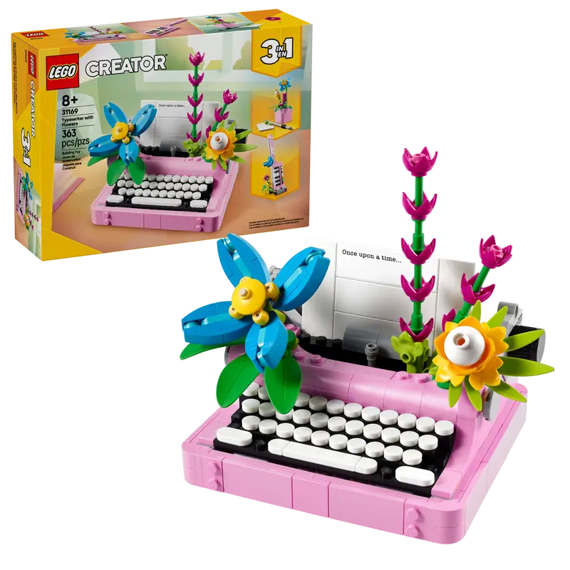 Typewriter with flowers 31169