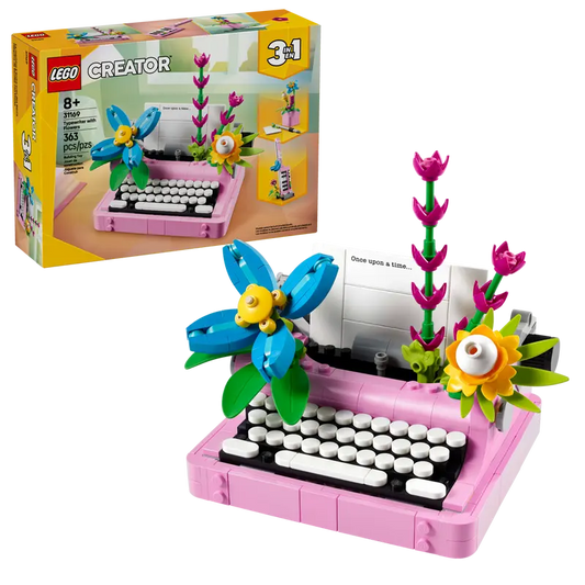 Typewriter with flowers 31169