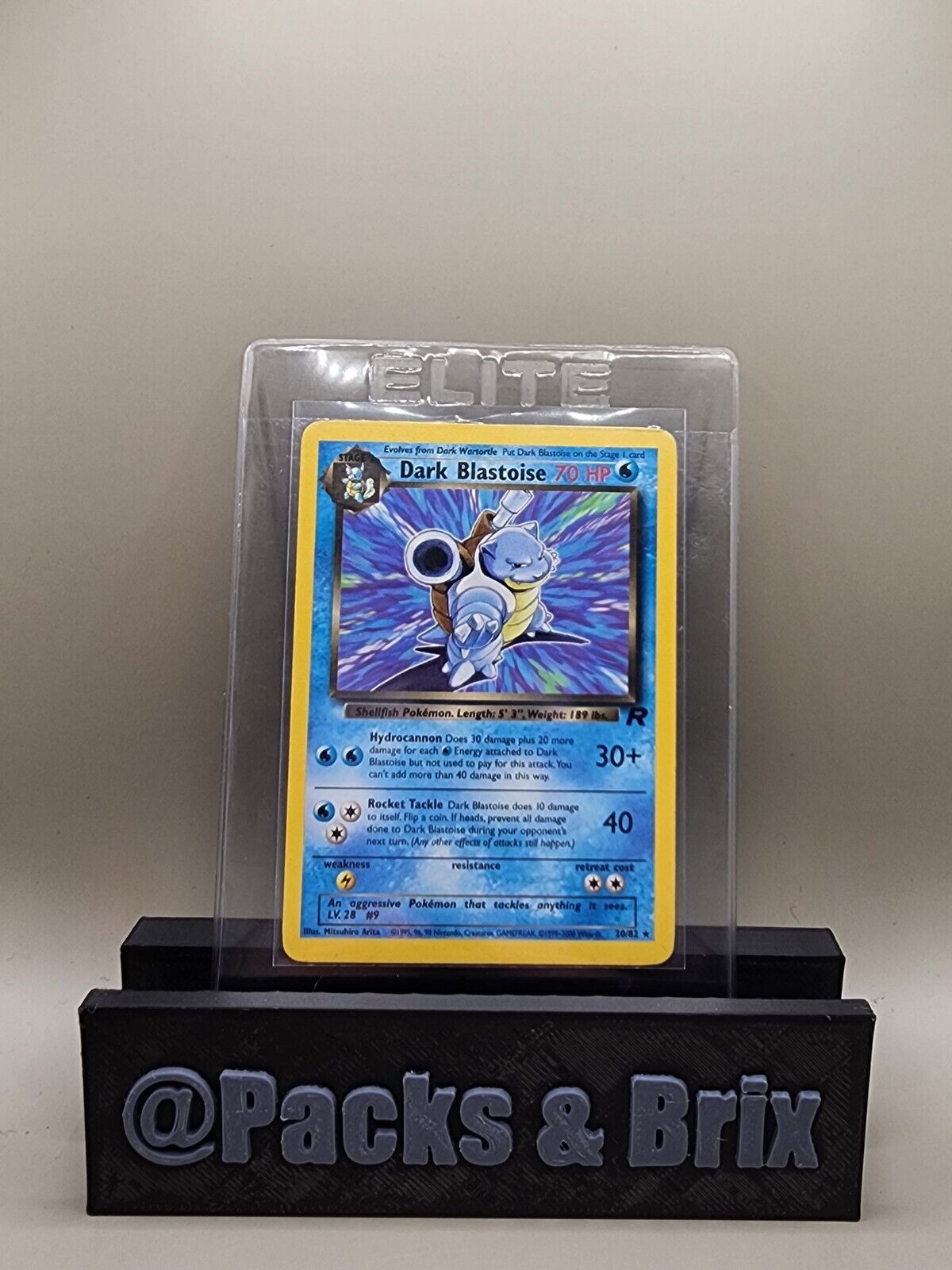 Dark Blastoise 20/82 Team Rocket Regular Ublimited LP