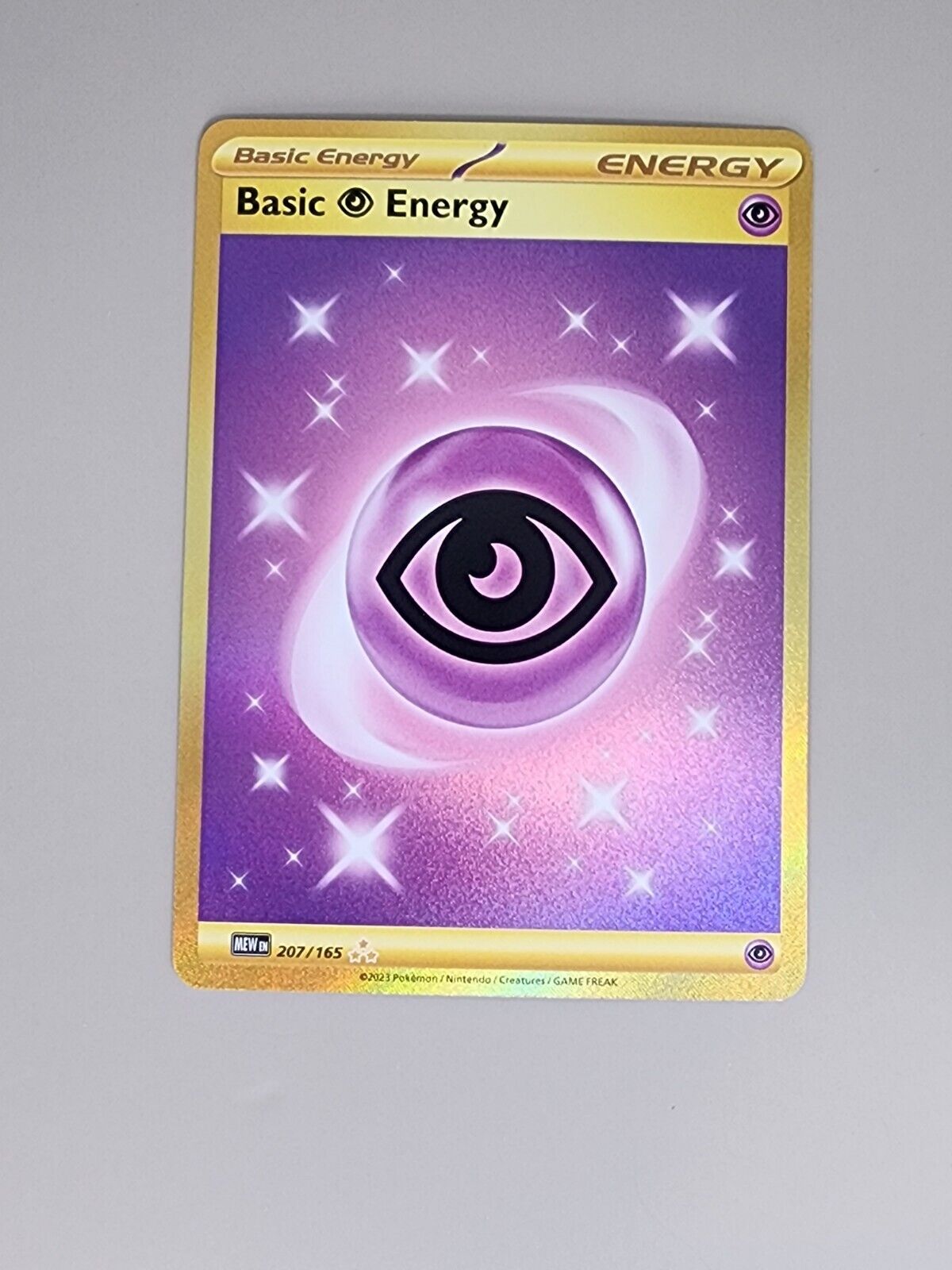 Pokémon TCG Basic Psychic Energy Scarlet & Violet-151 207/165 Holo Hyper Rare