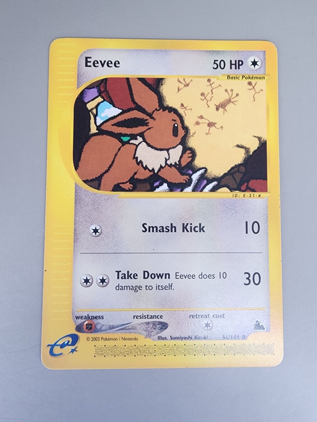 Pokemon Card - Eevee Skyridge 54/144 Common Lp+