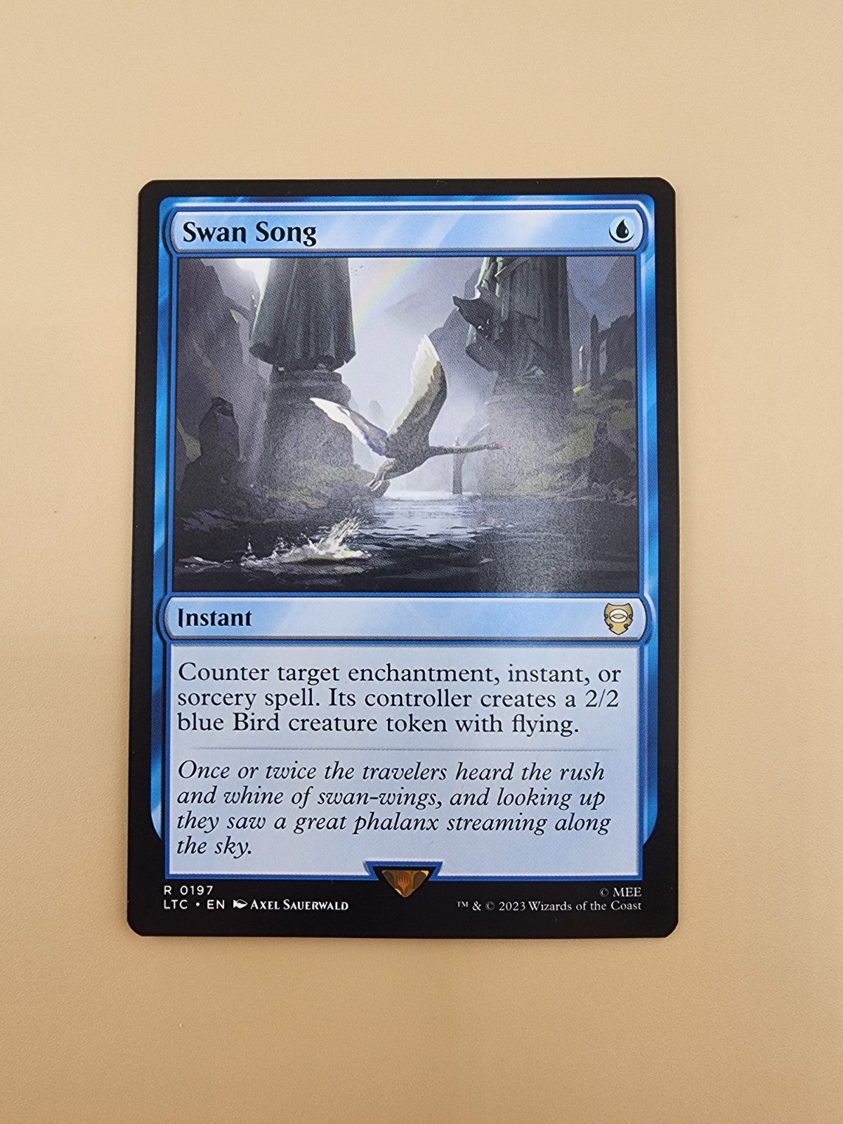 MTG Swan Song The Lord of the Rings: Tales of Middle-Earth Regular MTG NM