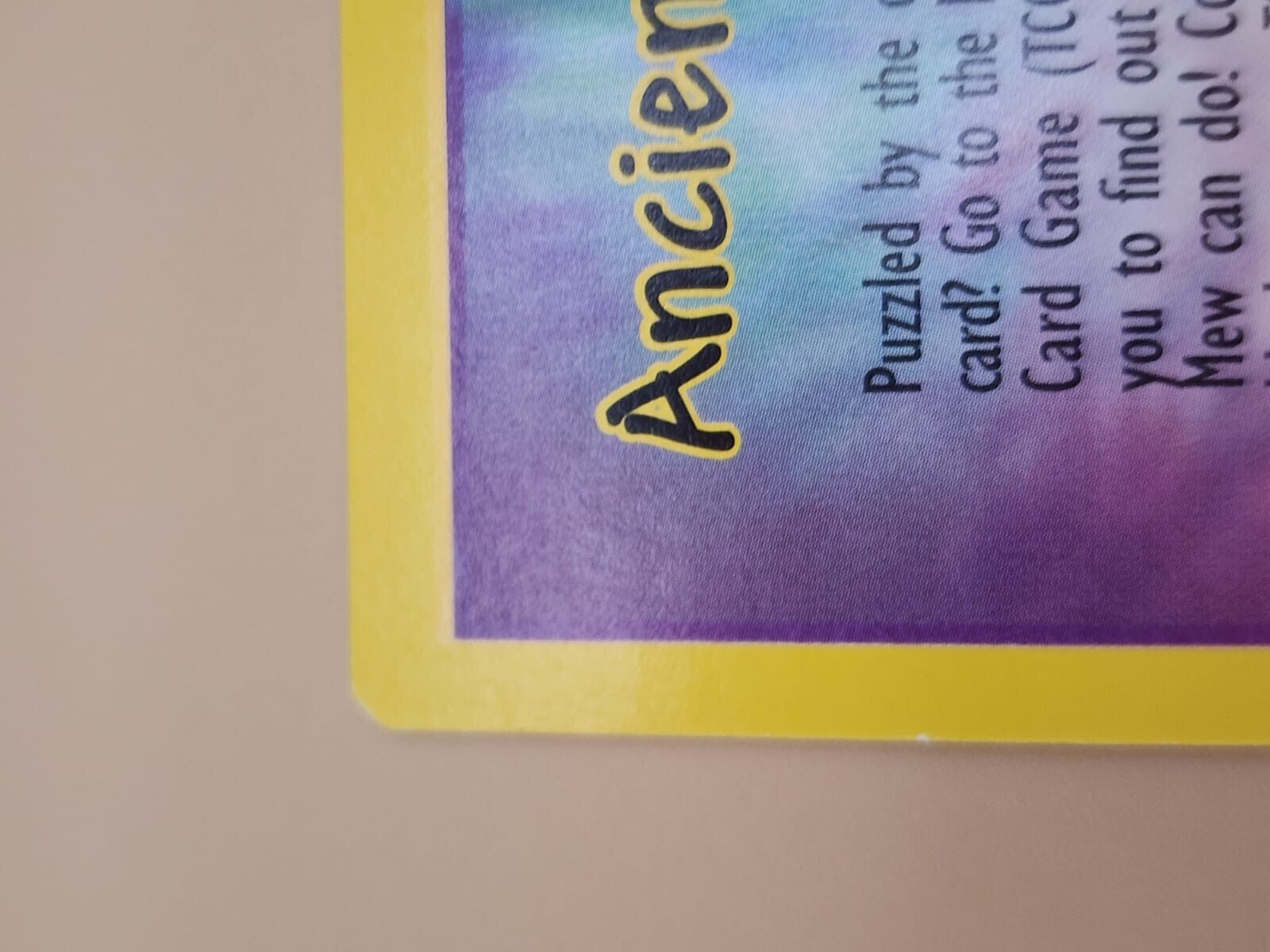 Ancient Mew Details card NM (Near Mint)