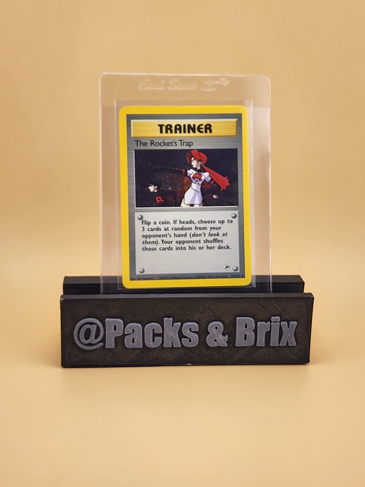 The Rocket's Trap 019/132 Gym Heroes Holo Lightly Played LP