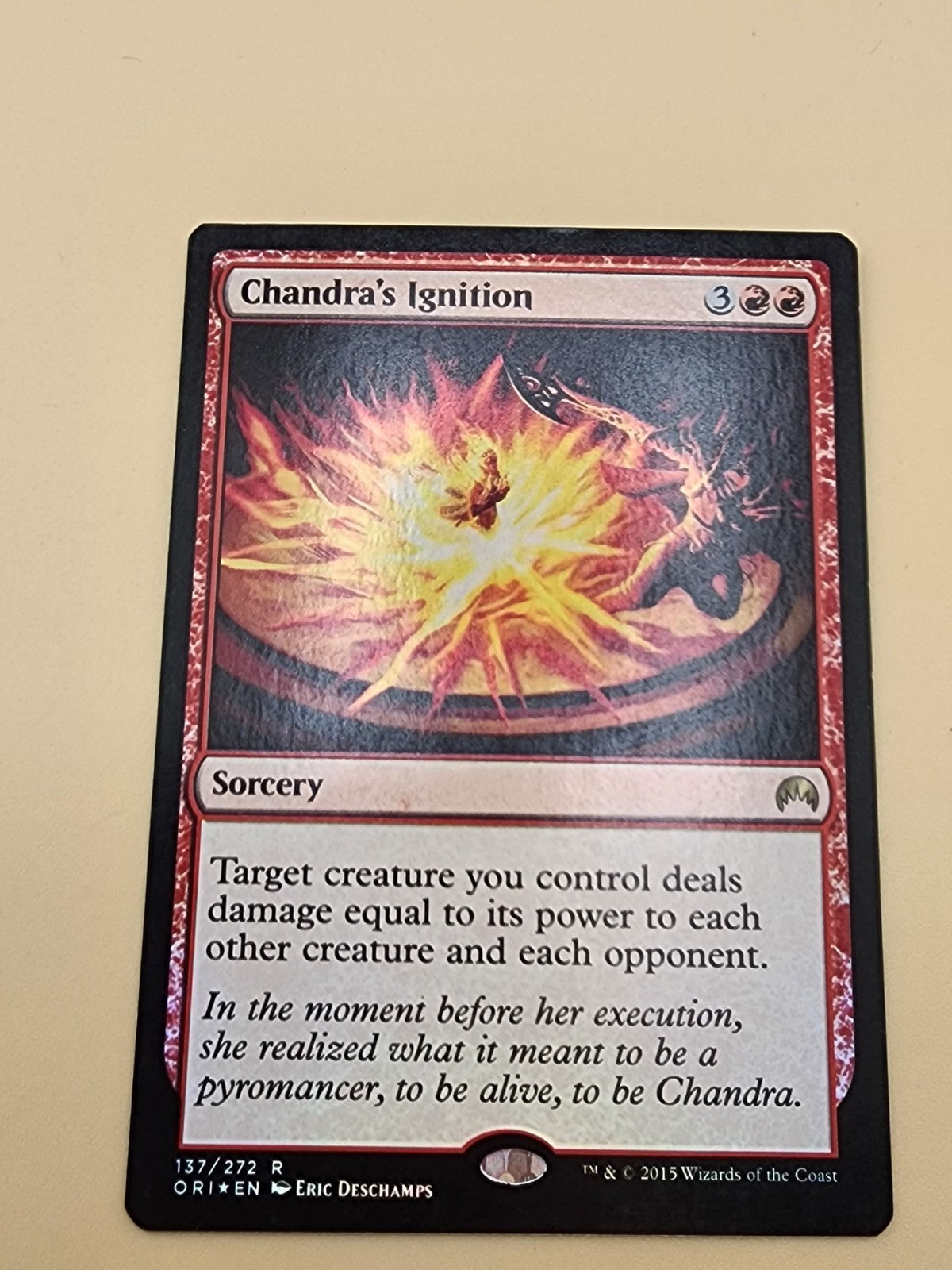 Chandra's Ignition Magic Origins Foil