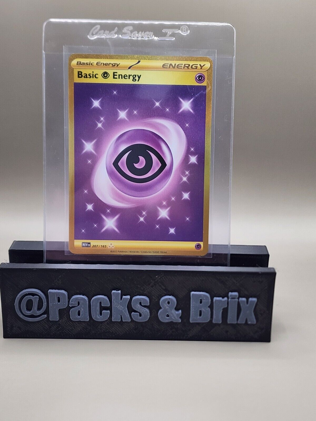 Pokémon TCG Basic Psychic Energy Scarlet & Violet-151 207/165 Holo Hyper Rare