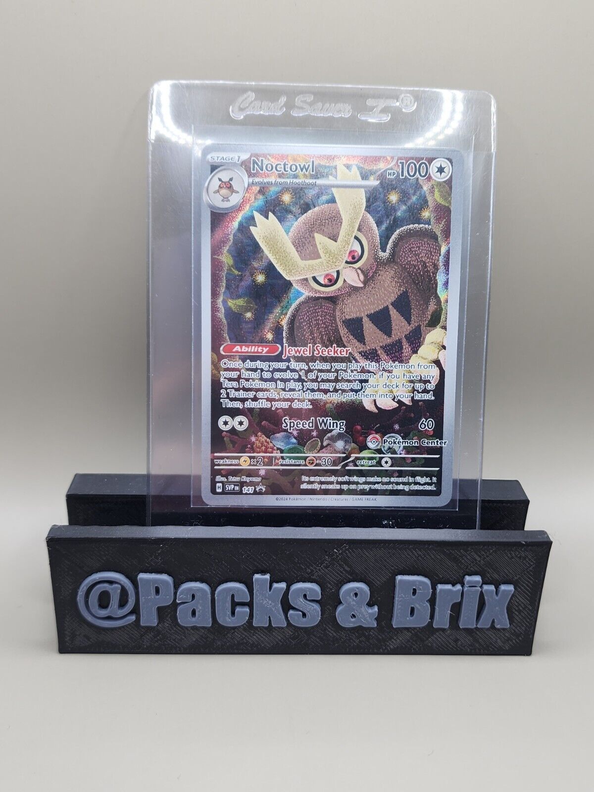 Noctowl - 141 (Pokemon Center Exclusive) 141 Sv: Scarlet & Violet Promo Cards...