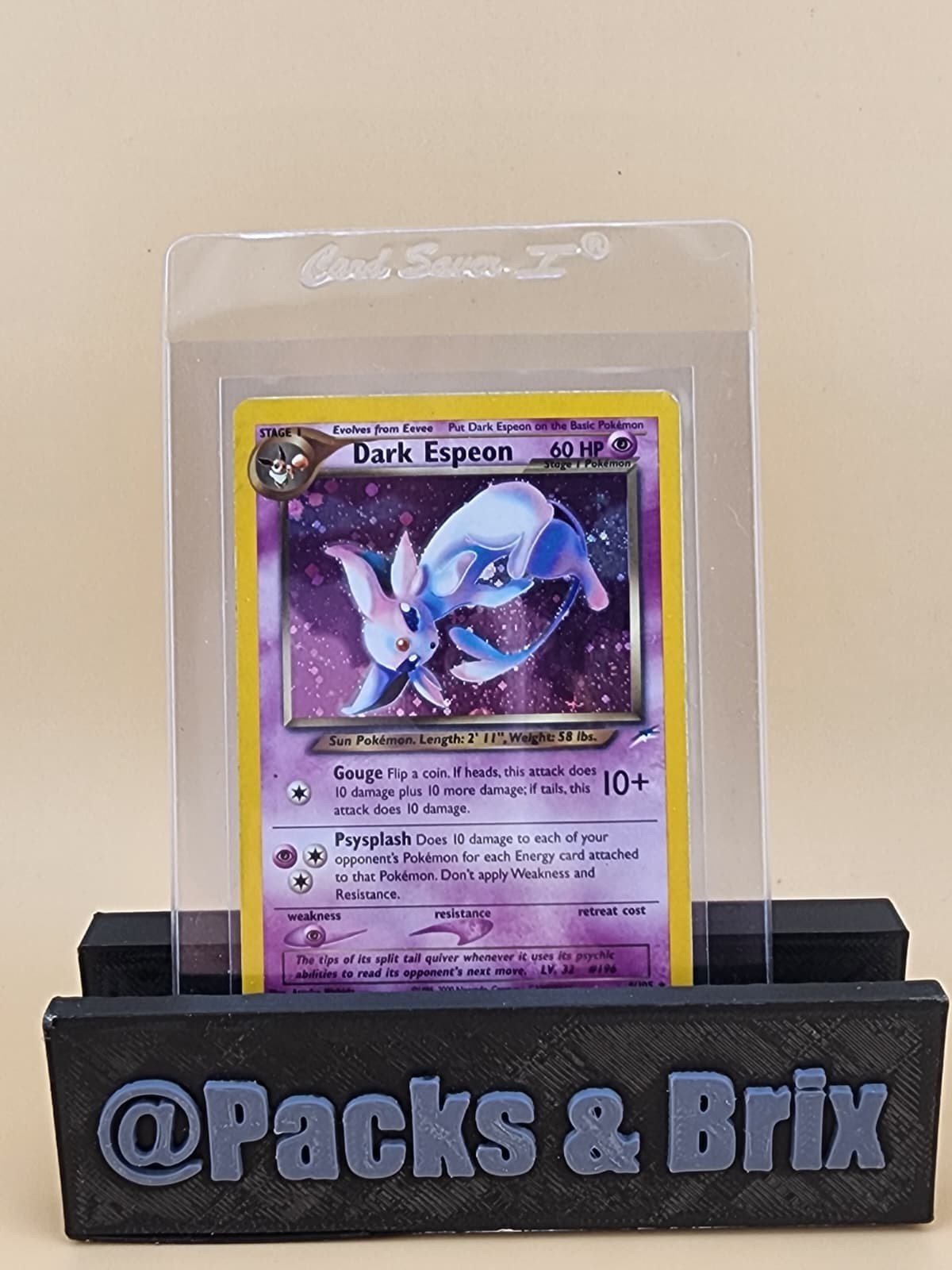 Dark Espeon 4/105 Neo Destiny Holo Moderately Played (MP)