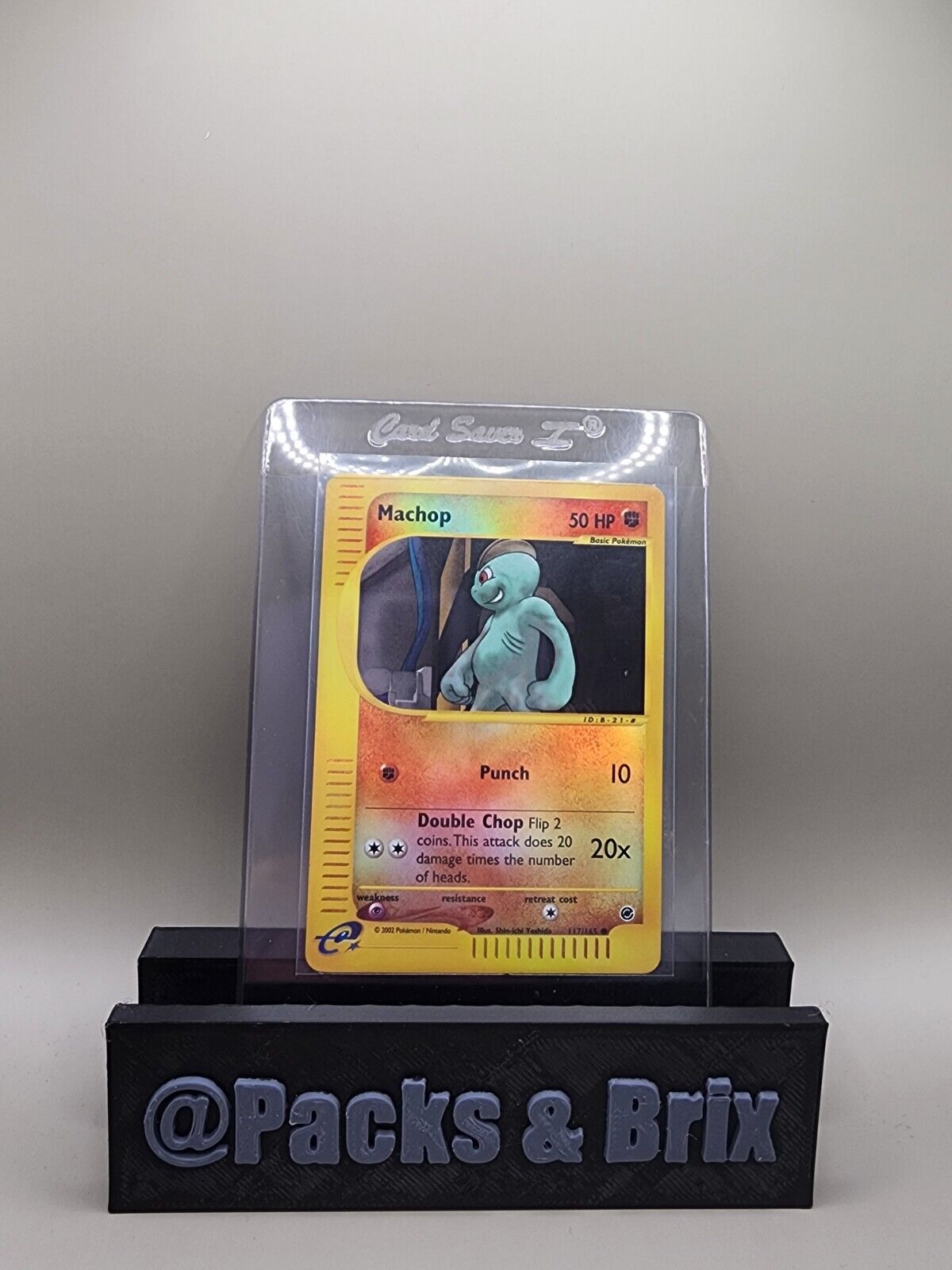 Machop 117/165 Expedition Base Set Reverse Holo