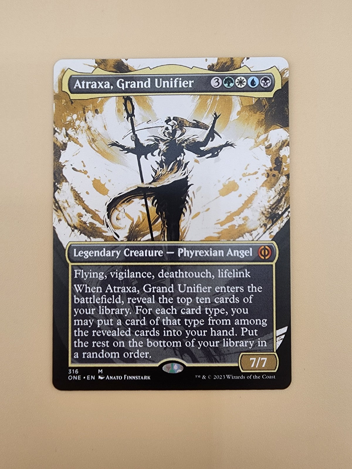 Phyrexia: All Will Be One #316 Atraxa, Grand Unifier (Showcase) NM Non-Foil
