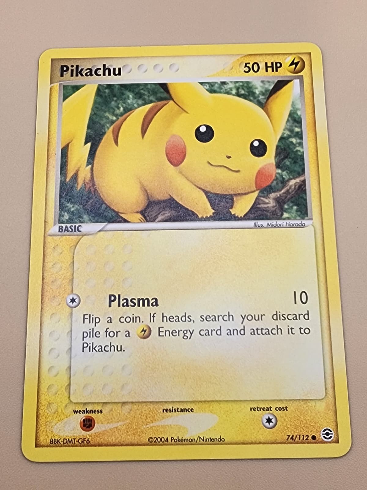 Pikachu 74/112 EX FireRed & LeafGreen Regular Lightly Played LP