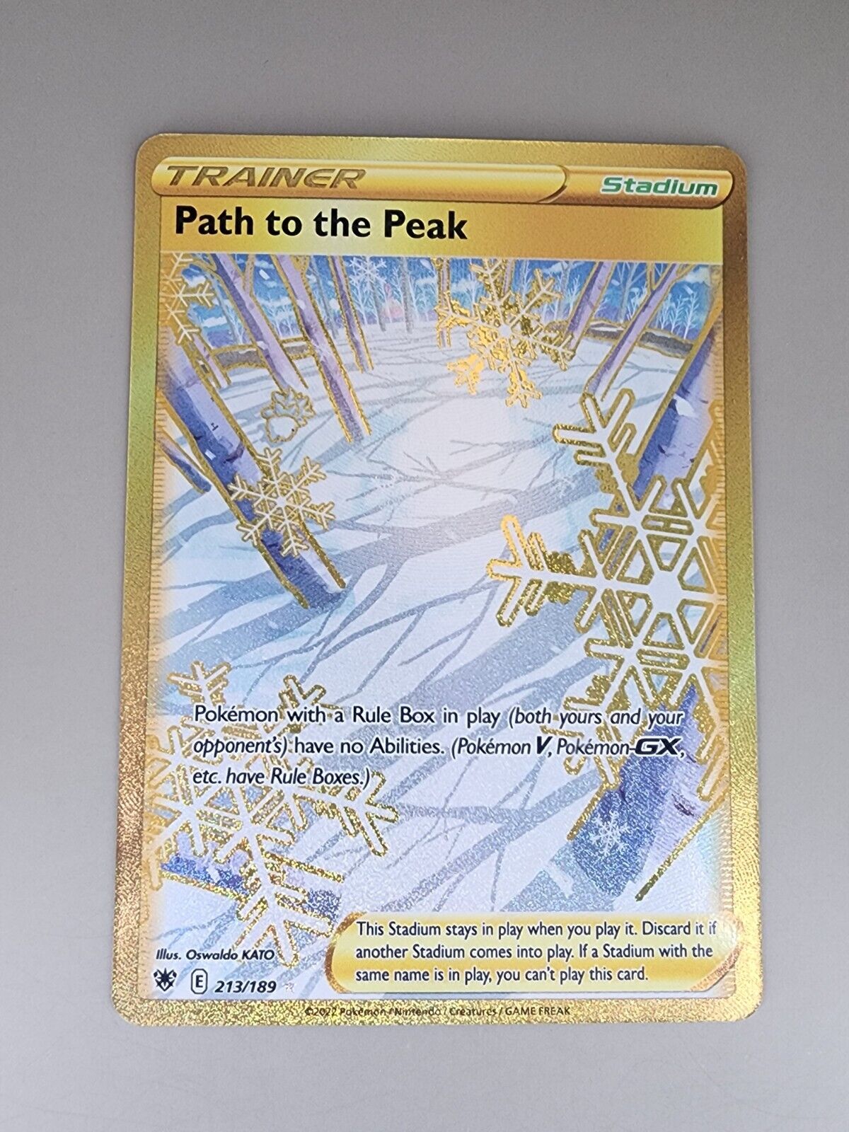 Pokémon TCG Path to the Peak Astral Radiance 213/189 Holo Secret Rare