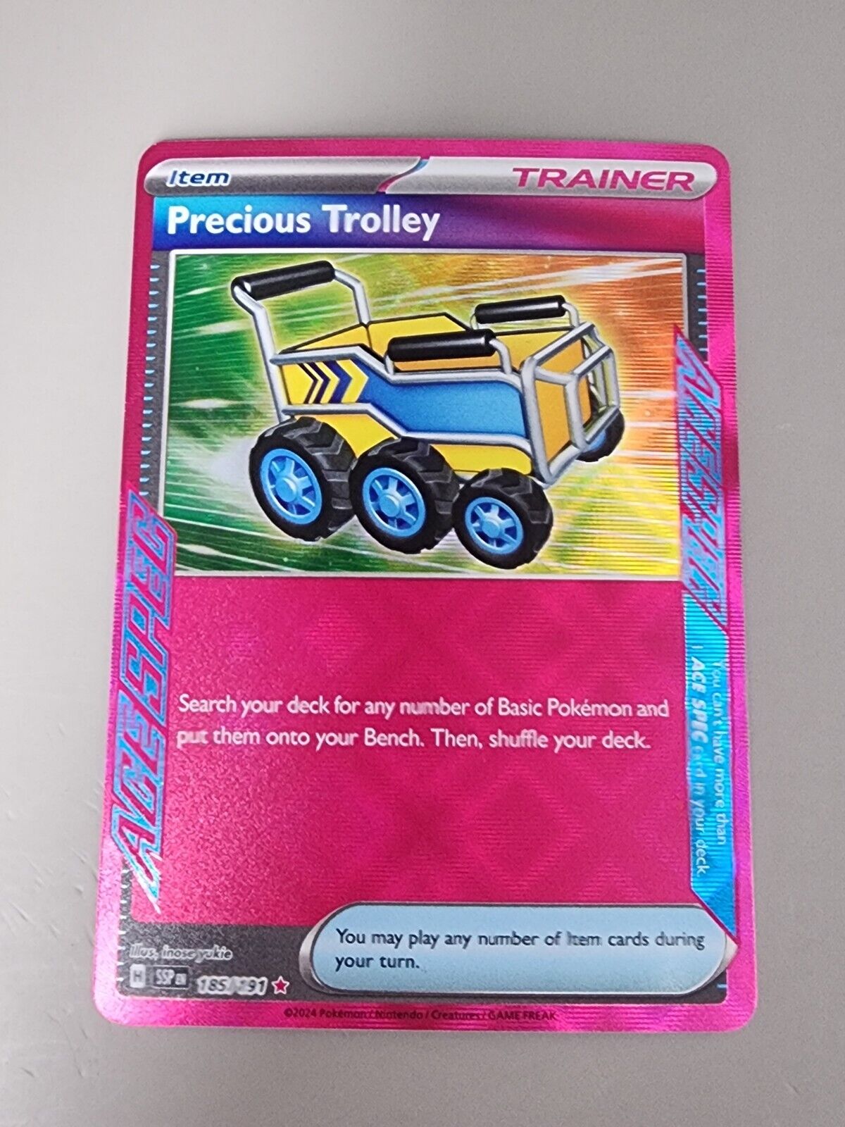 Precious Trolley 185/191 Sv08: Surging Sparks Holo