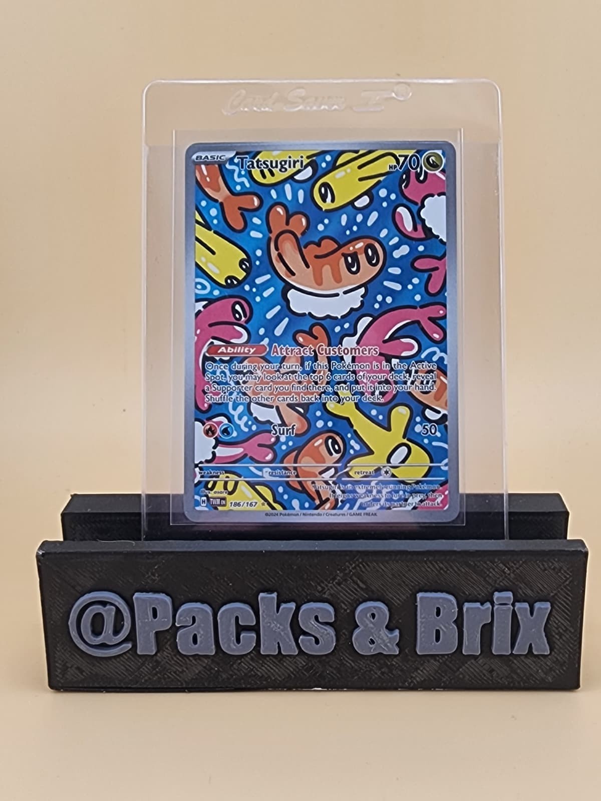 Tatsugiri 186/167 Sv06: Twilight Masquerade Holo Near Mint NM