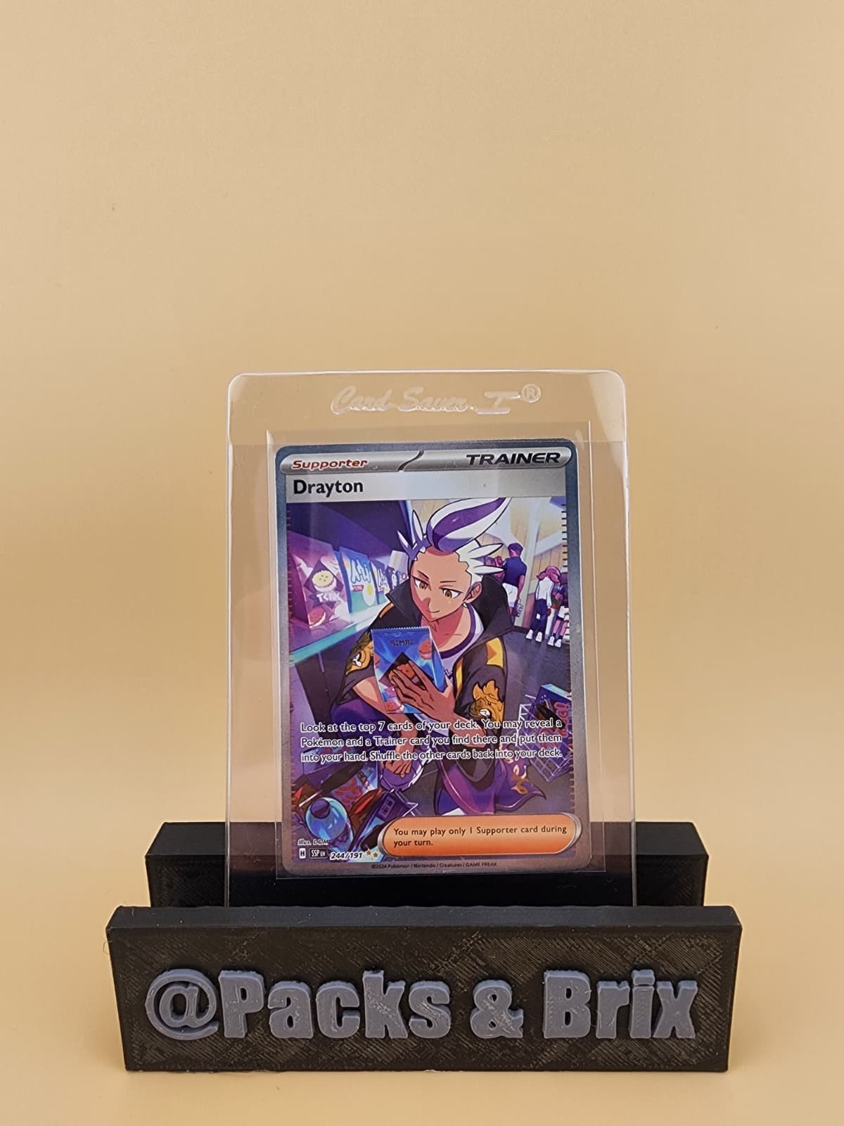 Drayton 244/191 Sv08: Surging Sparks Holo Near Mint (NM)