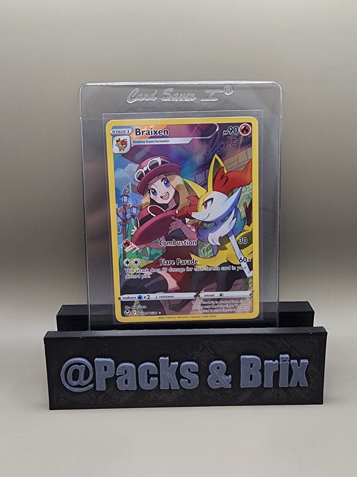 Pokémon TCG Braixen Swsh12: Sword & Shield - Silver Tempest Trainer Gallery...