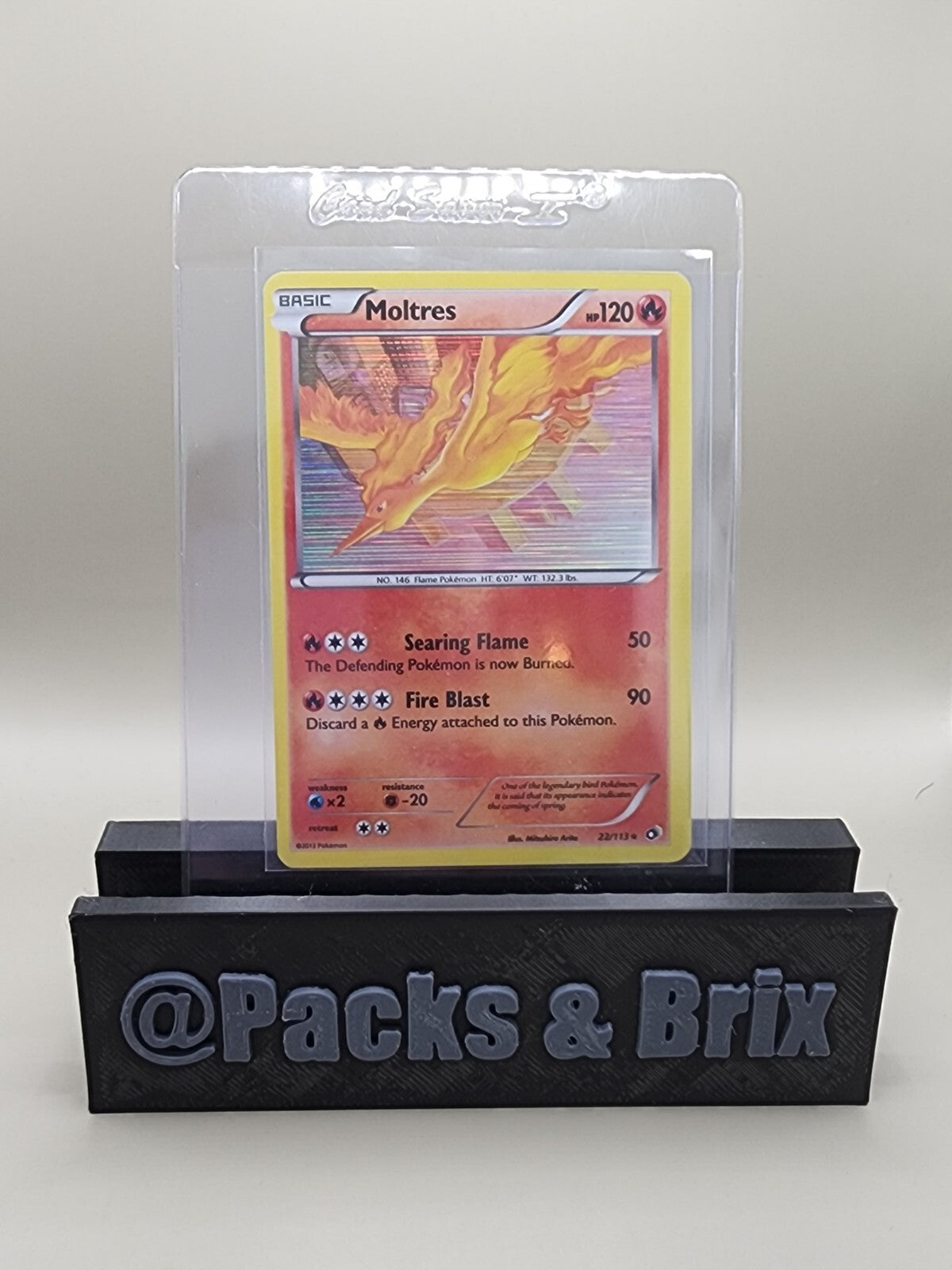 Moltres 22/113 Legendary Treasures Holo Near Mint (NM)