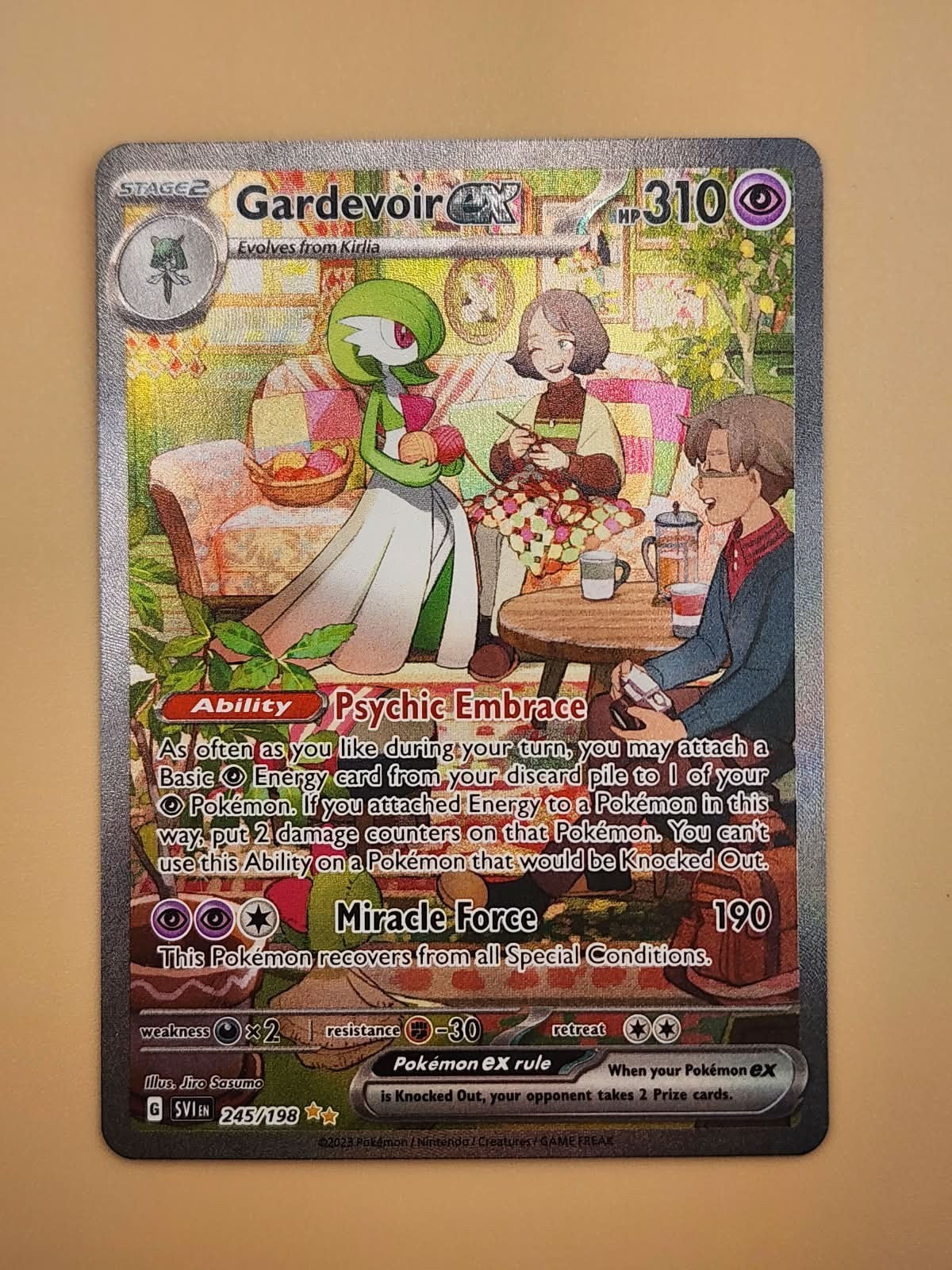 Gardevoir ex 245/198 SV01: Scarlet & Violet Base Set Holo Near MInt NM