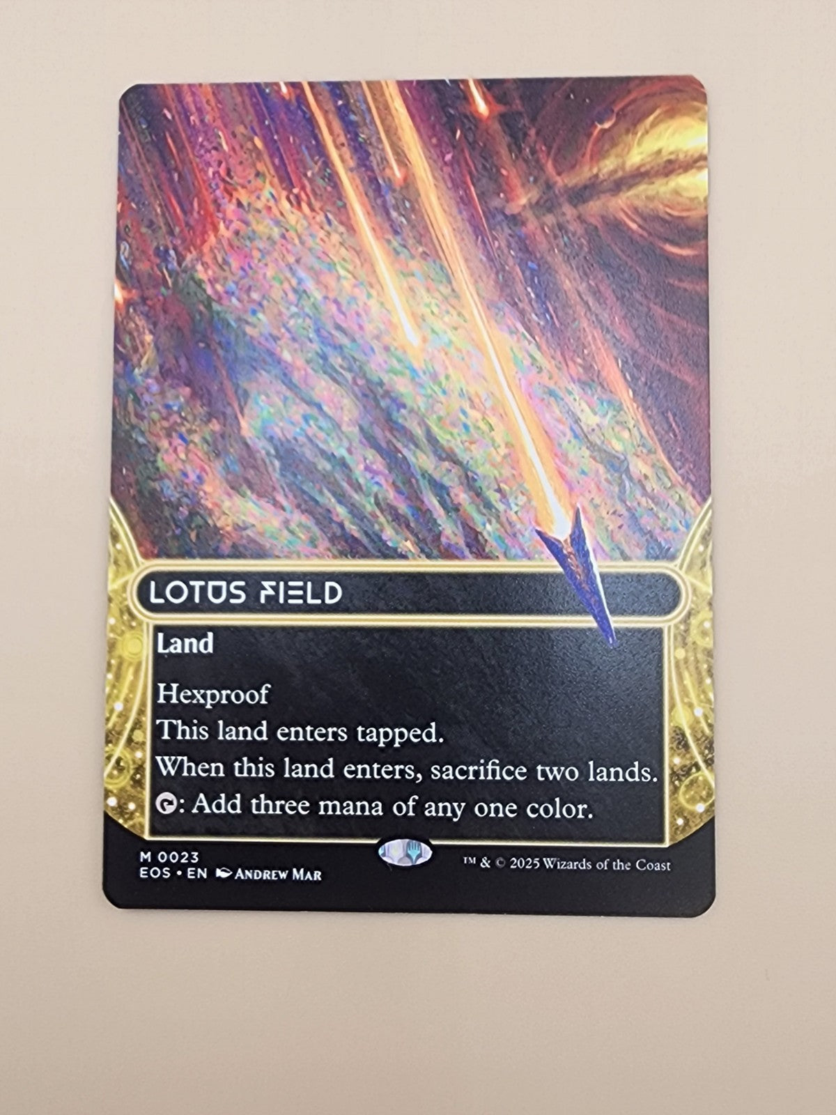 Lotus Field (0023) (Borderless) Edge of Eternities: Stellar Sights Regular