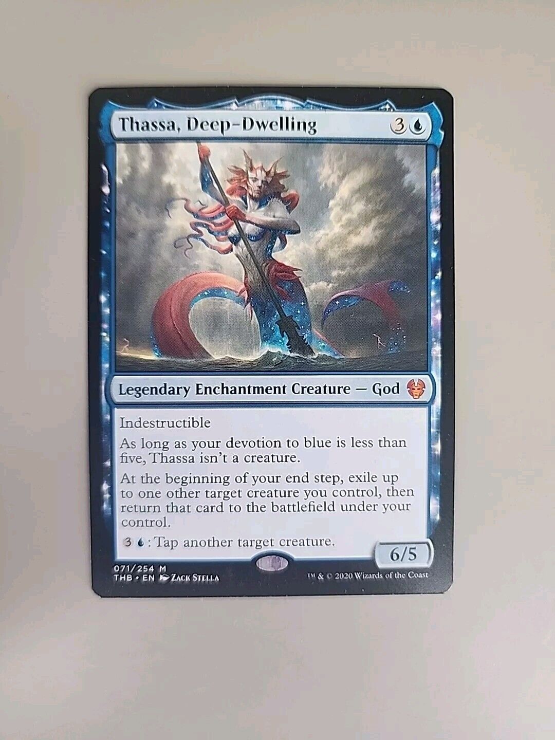 MTG Thassa, Deep-Dwelling Theros Beyond Death 071/254 Regular Mythic