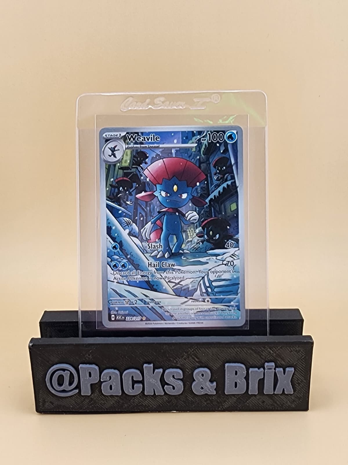 Weavile 228/217 Me: Ascended Heroes Holo Near Mint (NM)