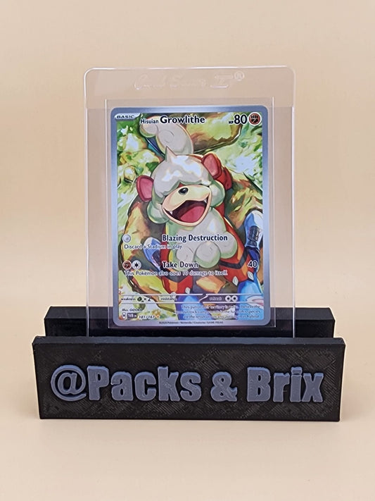 Hisuian Growlithe 181/167 Sv06: Twilight Masquerade Holo Near Mint (NM)